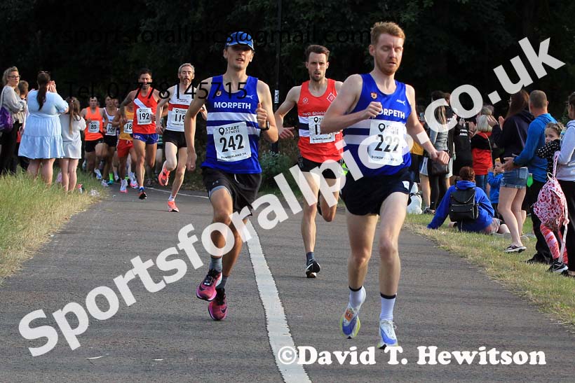Mens 2022 Sunderland 5k Road Races, Silksworth, Sunderland, Thursday, july 21st, Photo: David T. Hewitson/Sports for All Pics